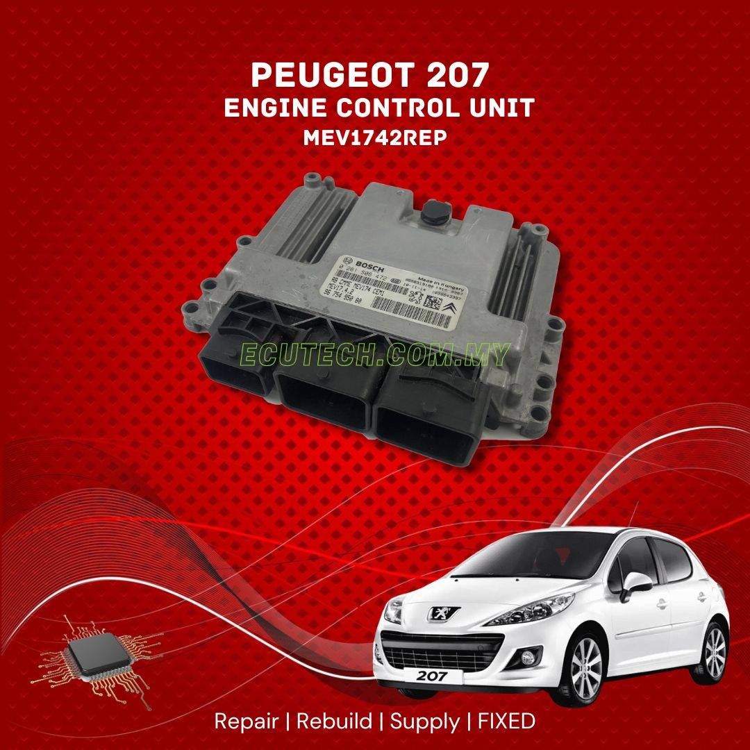 PEUGEOT 207 ECM ENGINE CONTROL MODULE REPAIR SERVICE